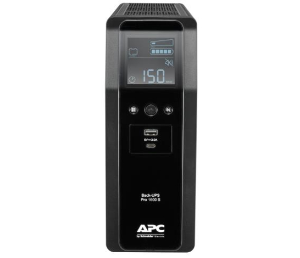 APC BR1600SI UPS Back ProBR1600VA/960W 6xC13, AVR,LCD, Ładowarka USB A/C Czysta sinusoida przy pracy bateryjnej - 703318 - zdjęcie 2